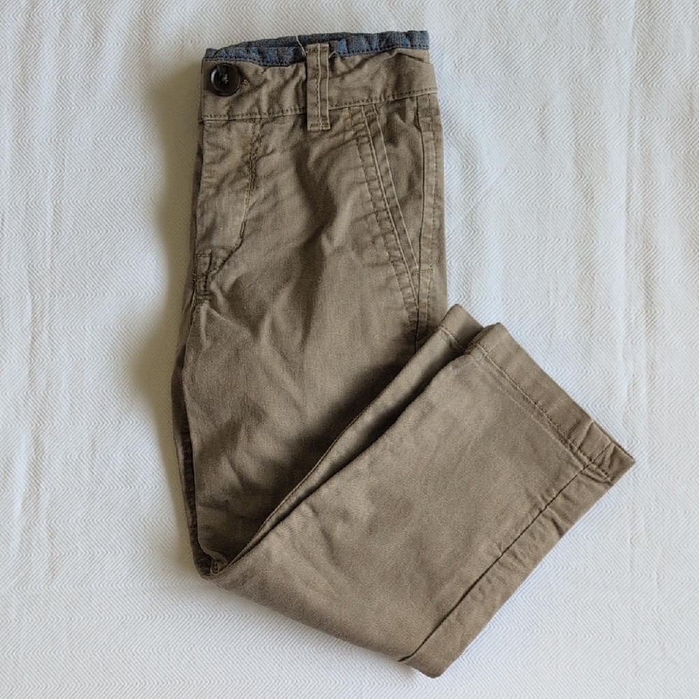 babyGap tan slim cotton stretch chinos preppy trousers pants 2T toddler boys